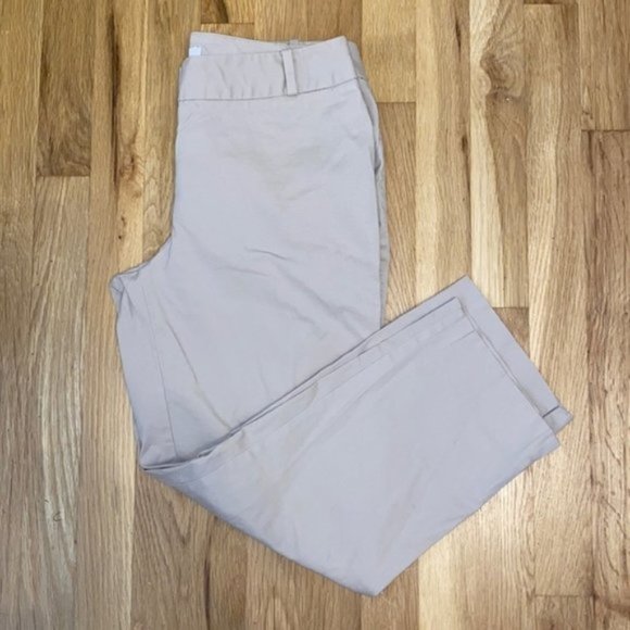4/$20 Tan Talbots Signature Ankle Pants - Picture 1 of 1